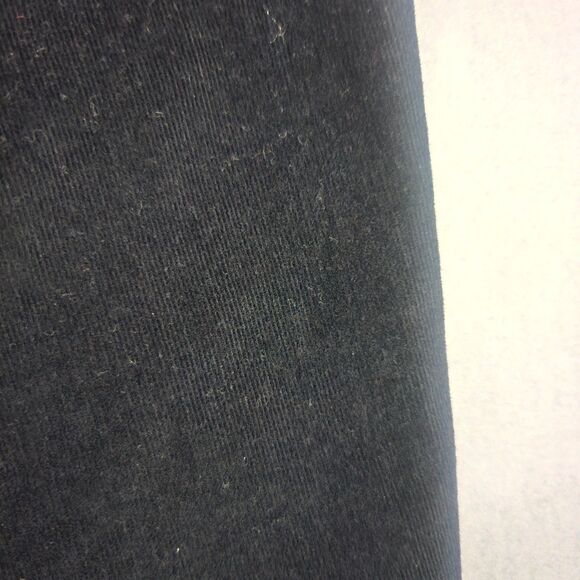 J. Jill Sz 10 Velvet Pants Velour Jeans Black Slim Pull On Ankle - Picture 3 of 8